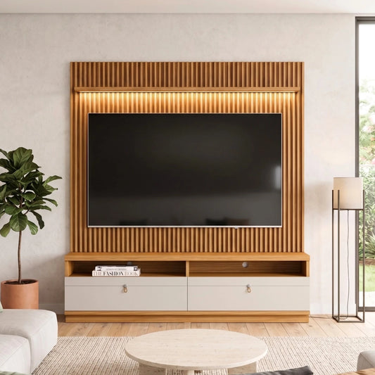 Modular para Tv Ouro Rack + Panel 1.8