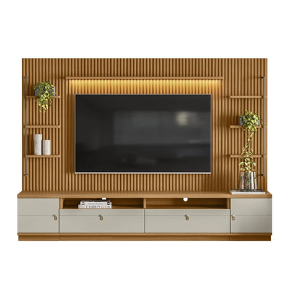 Modular para Tv Ouro Rack + Panel 2 Laterales