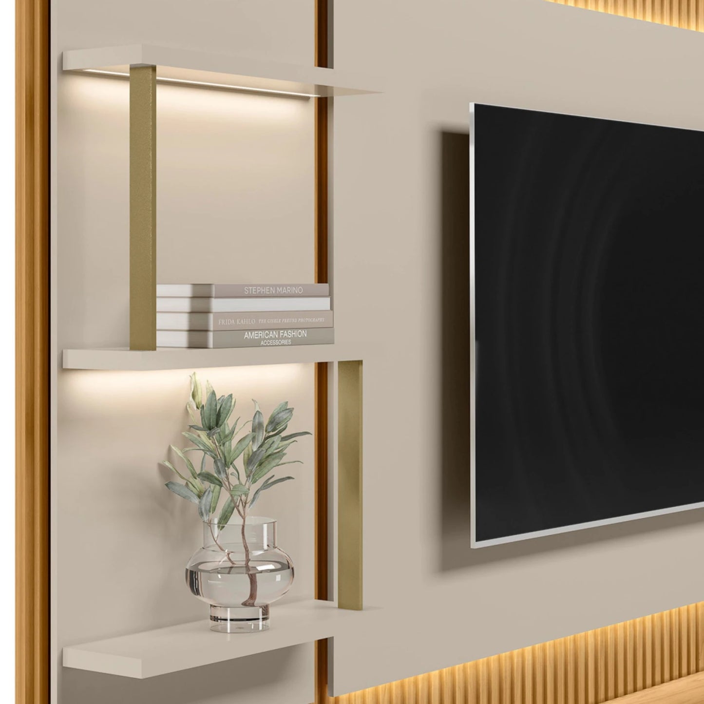 Modular para Tv San Paulo Rack + Panel 2 Laterales