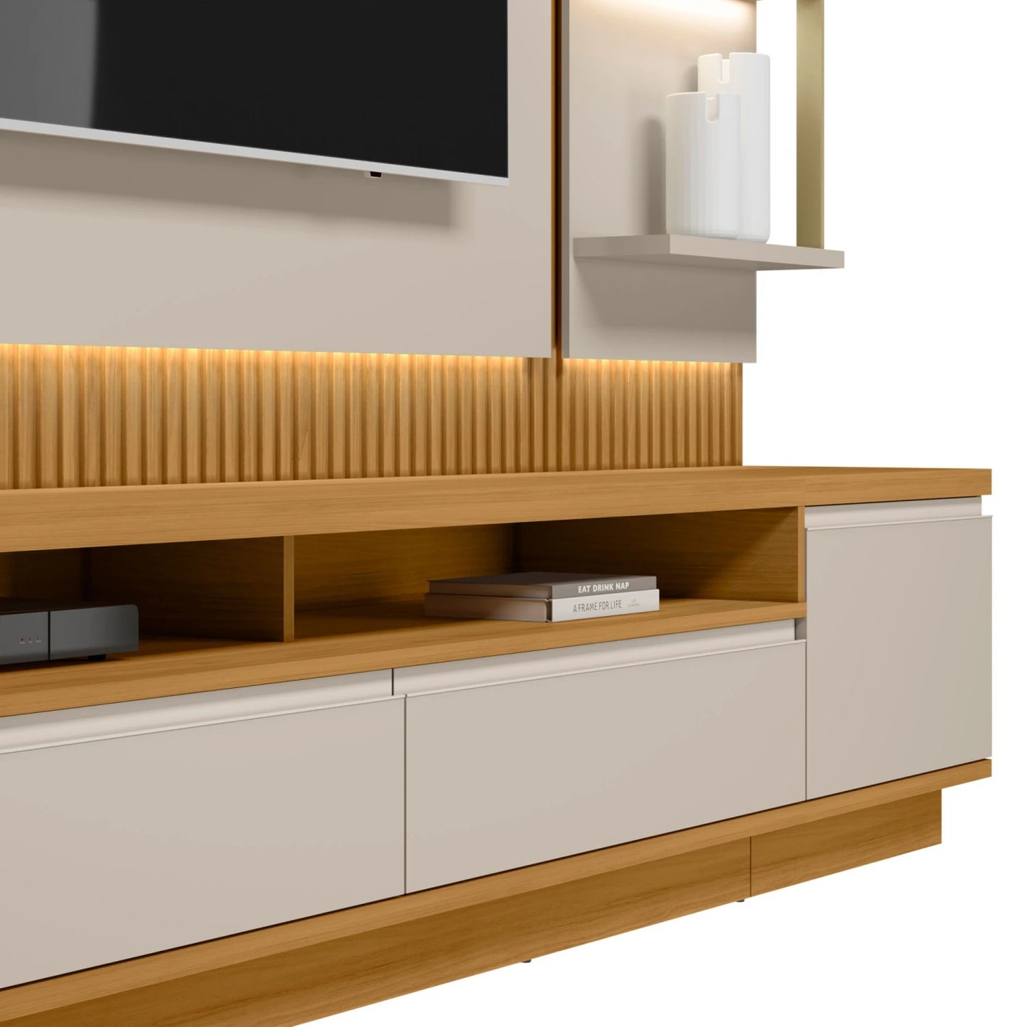 Modular para Tv San Paulo Rack + Panel 2 Laterales