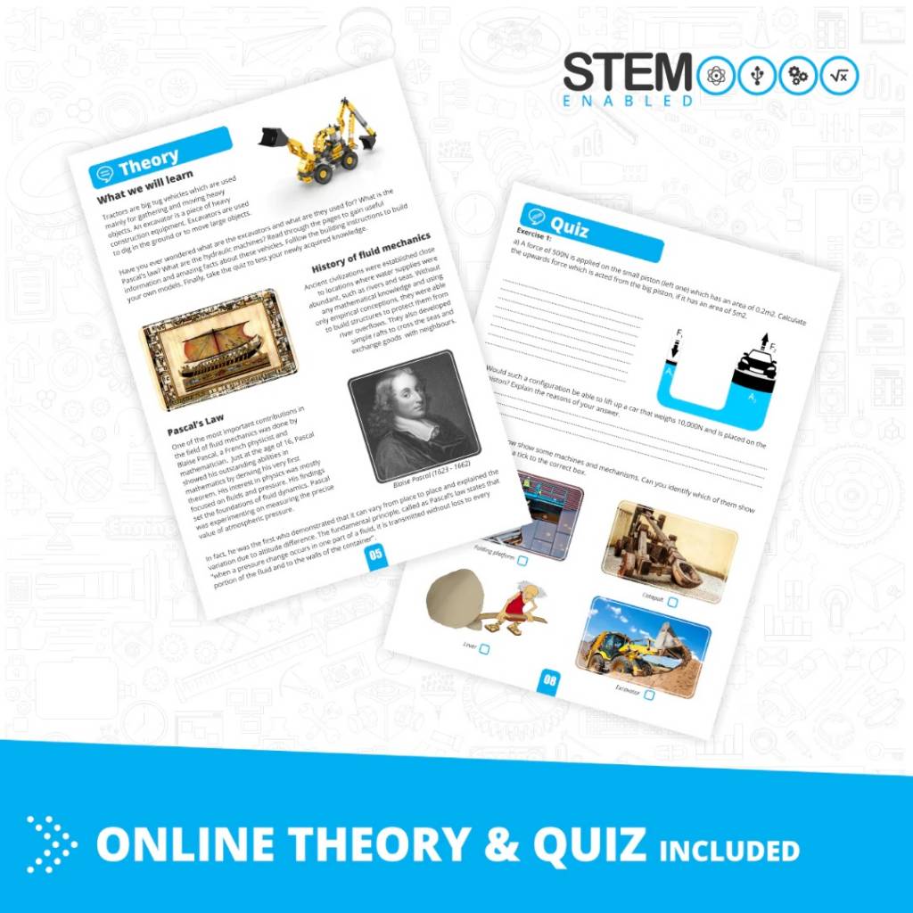 Inventor Mechanics Excavadora +5 modelos IN40 ENGINO