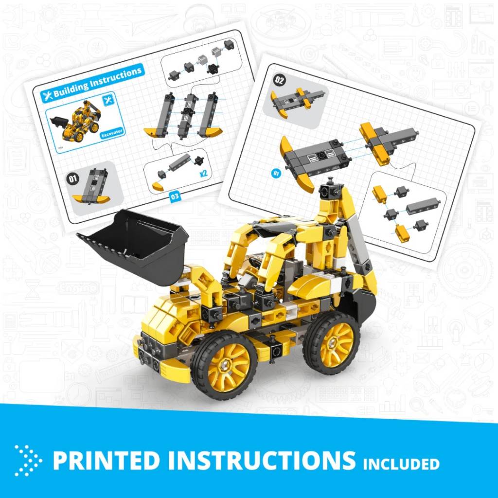 Inventor Mechanics Excavadora +5 modelos IN40 ENGINO