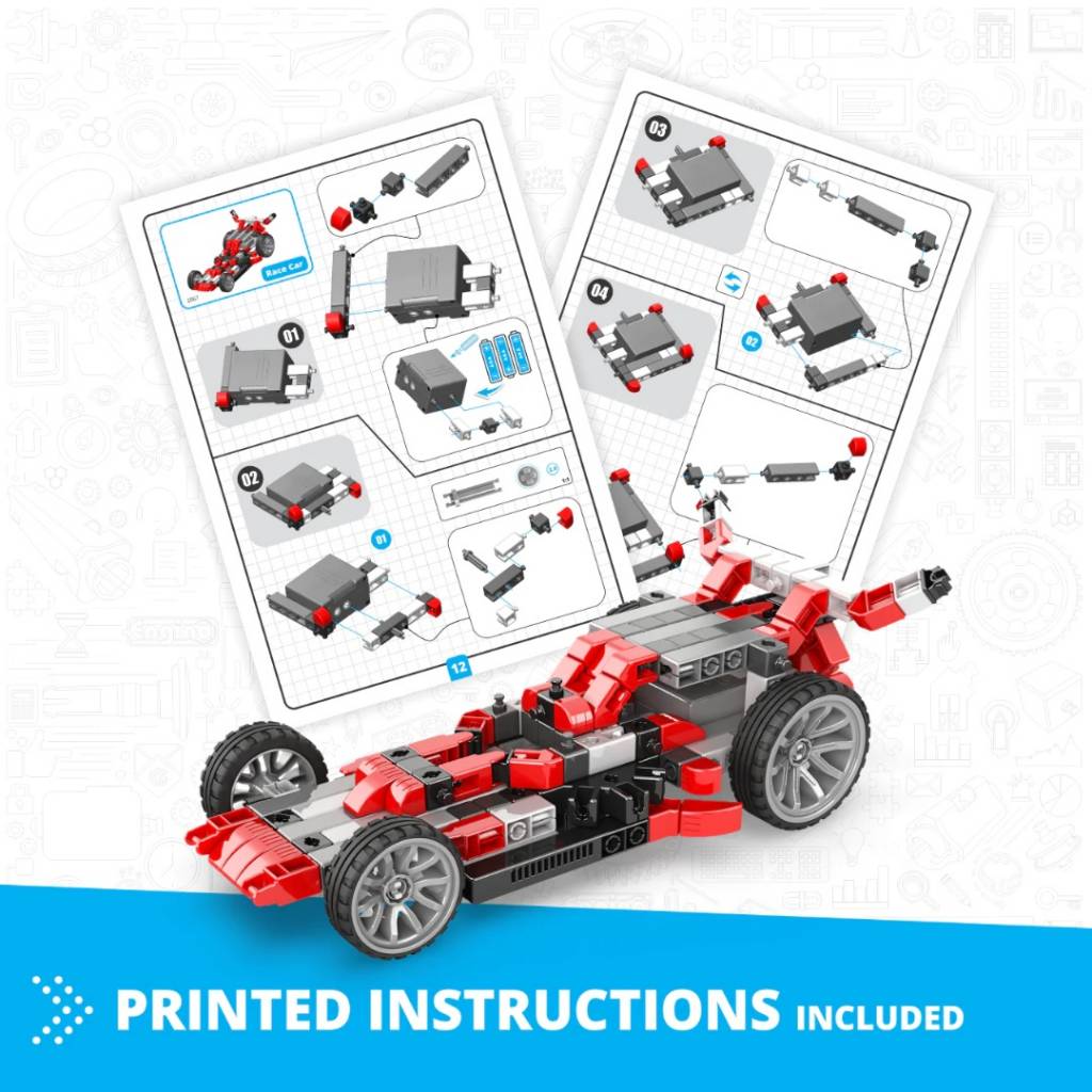Inventor Motorized Auto de Carrera +10 modelos IN50 ENGINO