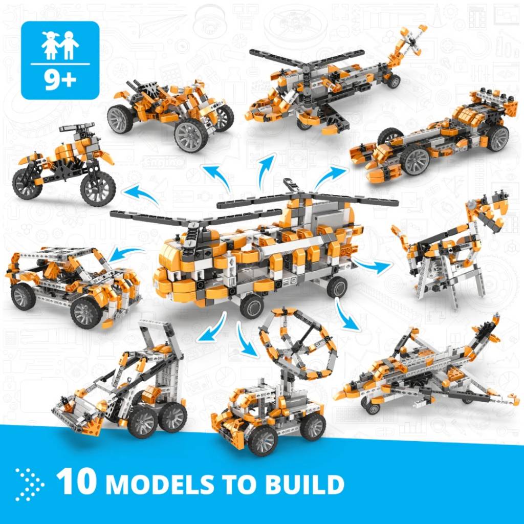 Inventor Motorized Helicóptero +10 modelos IN70 ENGINO