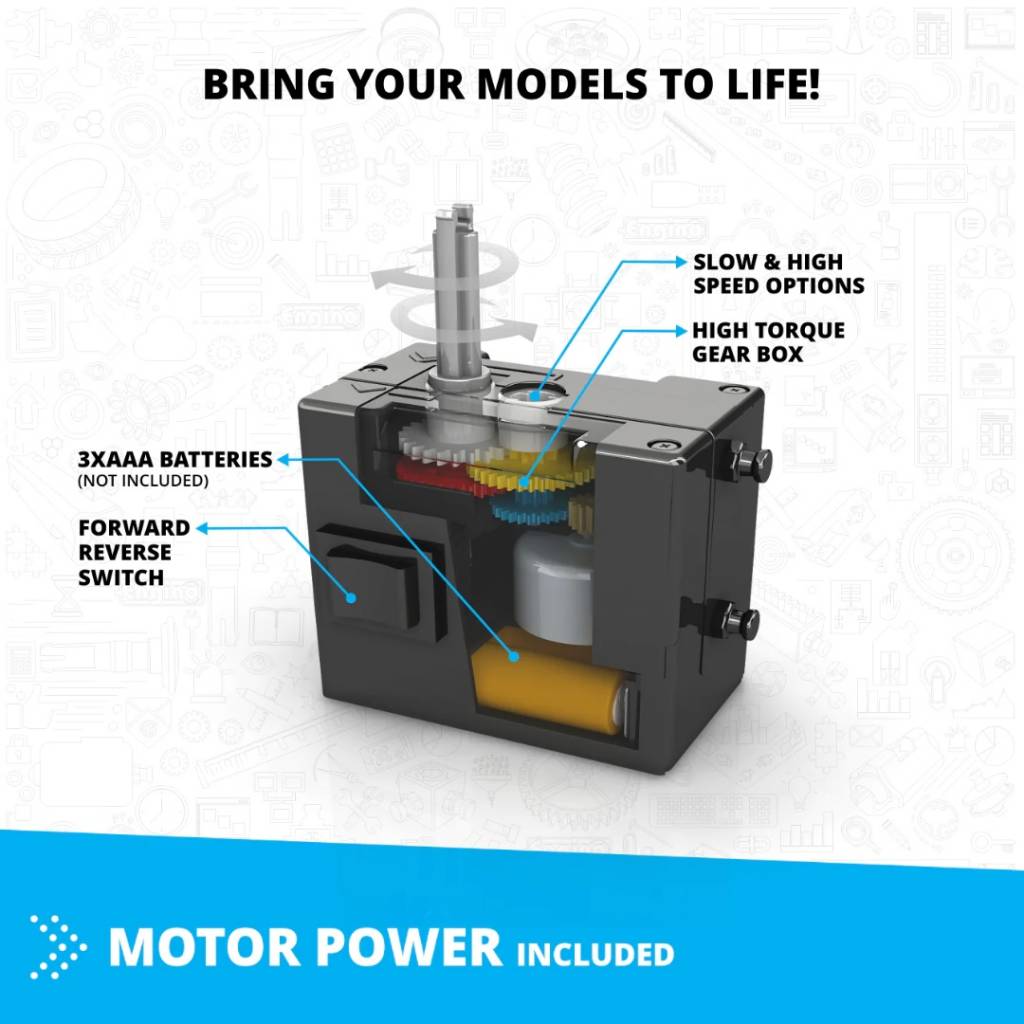 Inventor Motorized Helicóptero +10 modelos IN70 ENGINO