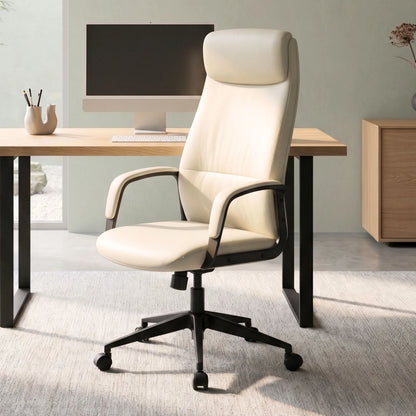 Silla de oficina blanco mate 2 posiciones