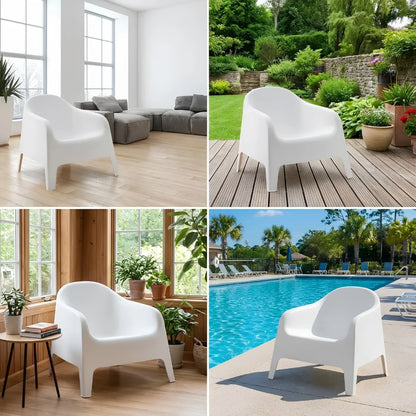 Silla jardin Skarpo color blanco